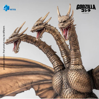 HIYA TOYS - Serie Exquisite Basic 1/12 - Versione "BATTLE DAMAGED" di KING GHIDORAH - " Godzilla " contro King Ghidorah (1991)