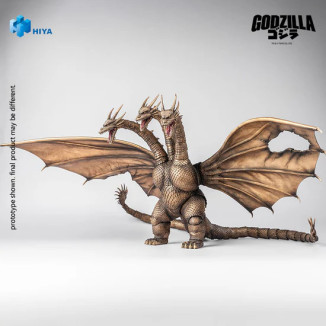 HIYA TOYS - Serie Exquisite Basic 1/12 - Versione "BATTLE DAMAGED" di KING GHIDORAH - " Godzilla " contro King Ghidorah (1991)