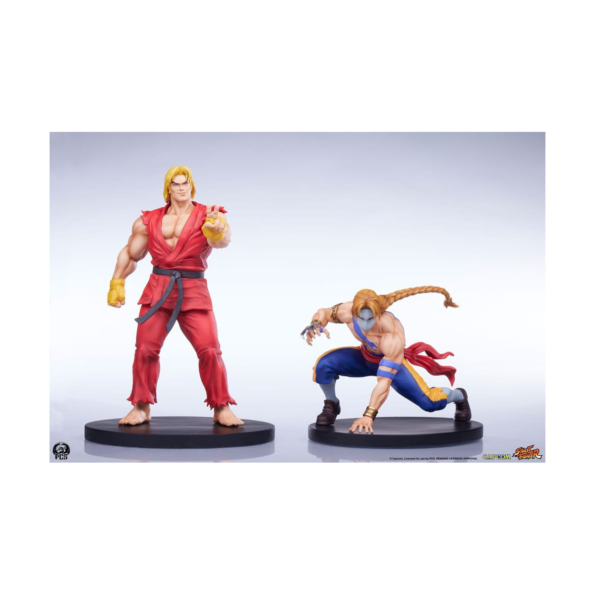 PCS - Street Fighter: Street Jam - Set di statue in scala 1:10 di Ken e Vega