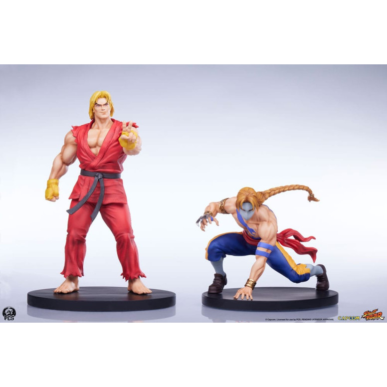 PCS - Street Fighter: Street Jam - Set di statue in scala 1:10 di Ken e Vega