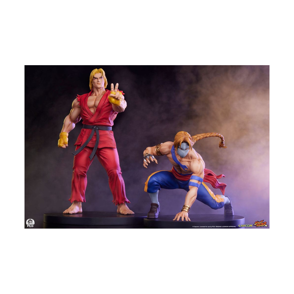 PCS - Street Fighter: Street Jam - Set di statue in scala 1:10 di Ken e Vega