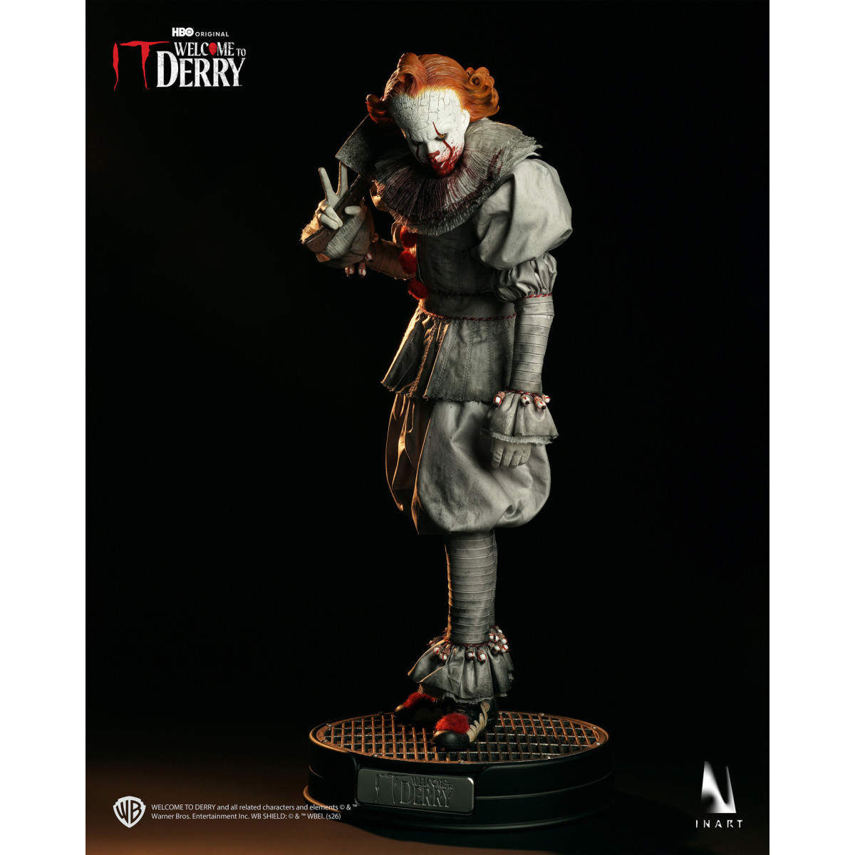 INART - Figurina da collezione Pennywise in scala 1/6 - IT: Benvenuti a Derry - Stagione 1