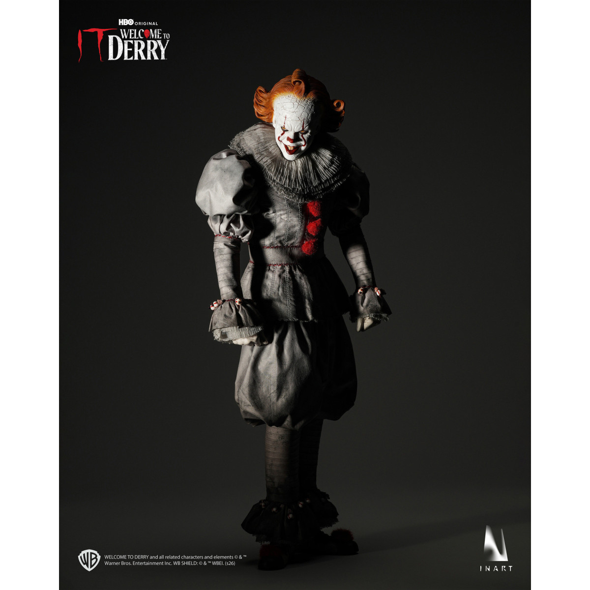 INART - Figurina da collezione Pennywise in scala 1/6 - IT: Benvenuti a Derry - Stagione 1