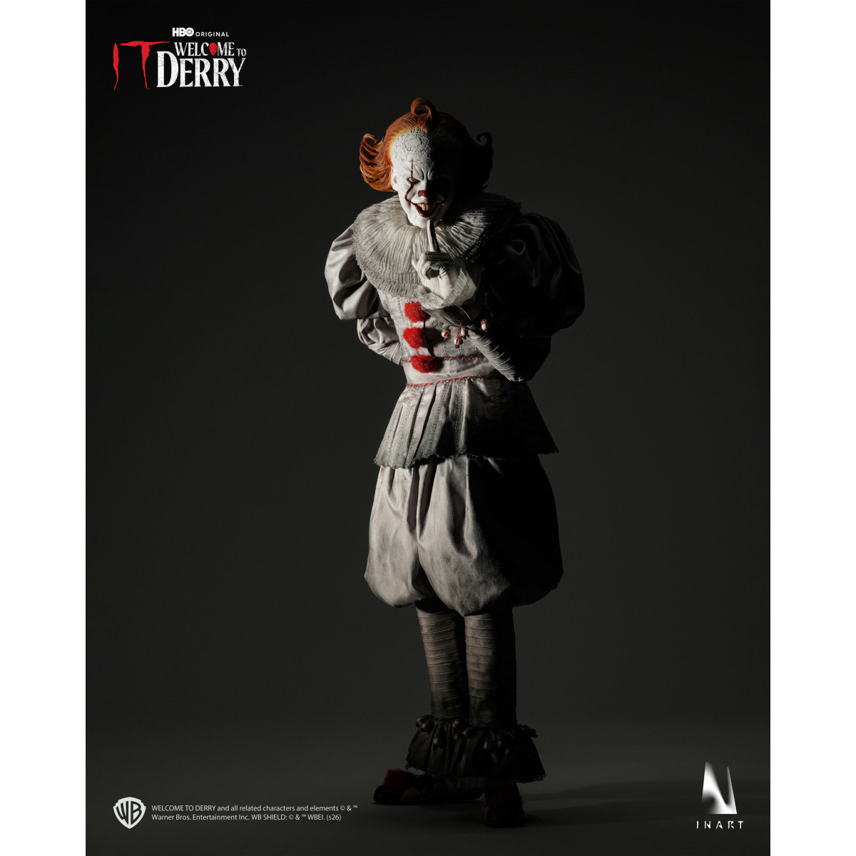 INART - Figurina da collezione Pennywise in scala 1/6 - IT: Benvenuti a Derry - Stagione 1