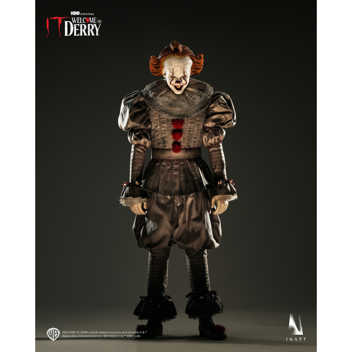 INART - Figurina da collezione Pennywise in scala 1/6 - IT: Benvenuti a Derry - Stagione 1