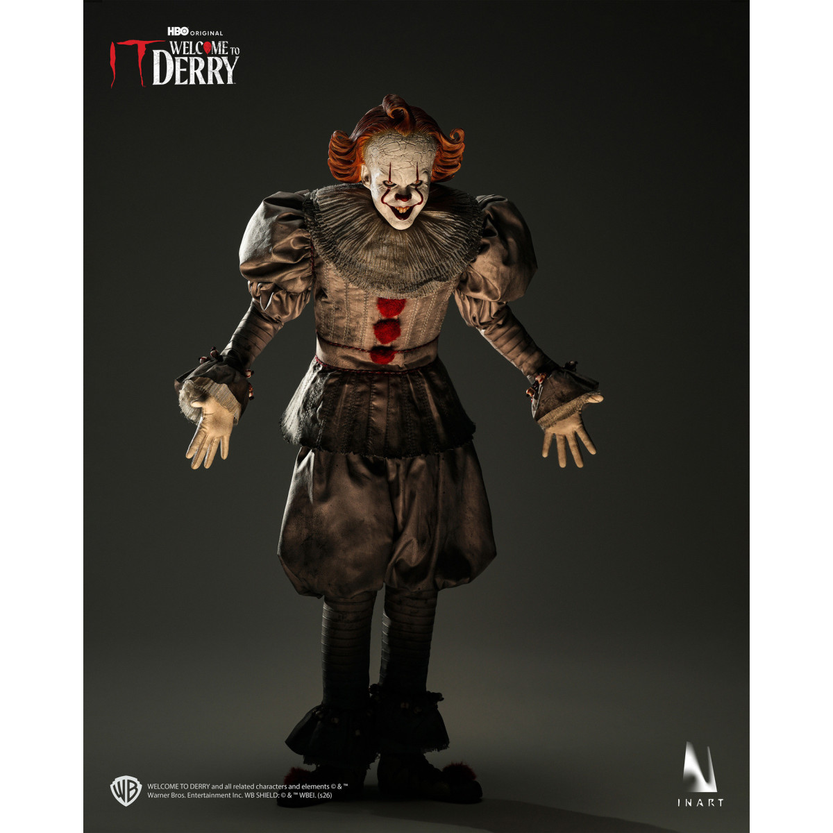 INART - Figurina da collezione Pennywise in scala 1/6 - IT: Benvenuti a Derry - Stagione 1