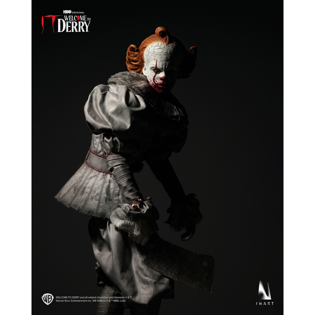 INART - Figurina da collezione Pennywise in scala 1/6 - IT: Benvenuti a Derry - Stagione 1