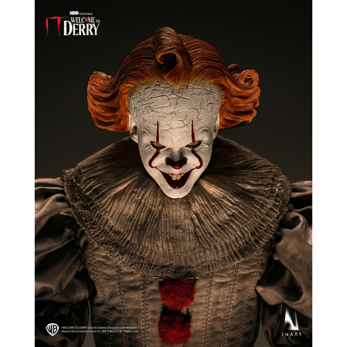 INART - Figurina da collezione Pennywise in scala 1/6 - IT: Benvenuti a Derry - Stagione 1