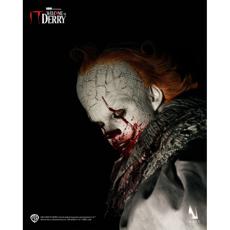 INART - Figurina da collezione Pennywise in scala 1/6 - IT: Benvenuti a Derry - Stagione 1
