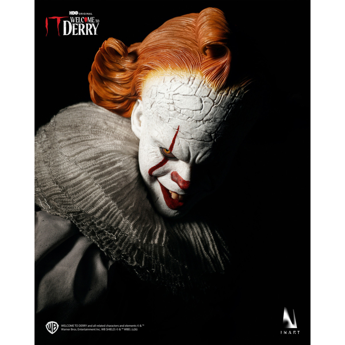 INART - Figurina da collezione Pennywise in scala 1/6 - IT: Benvenuti a Derry - Stagione 1