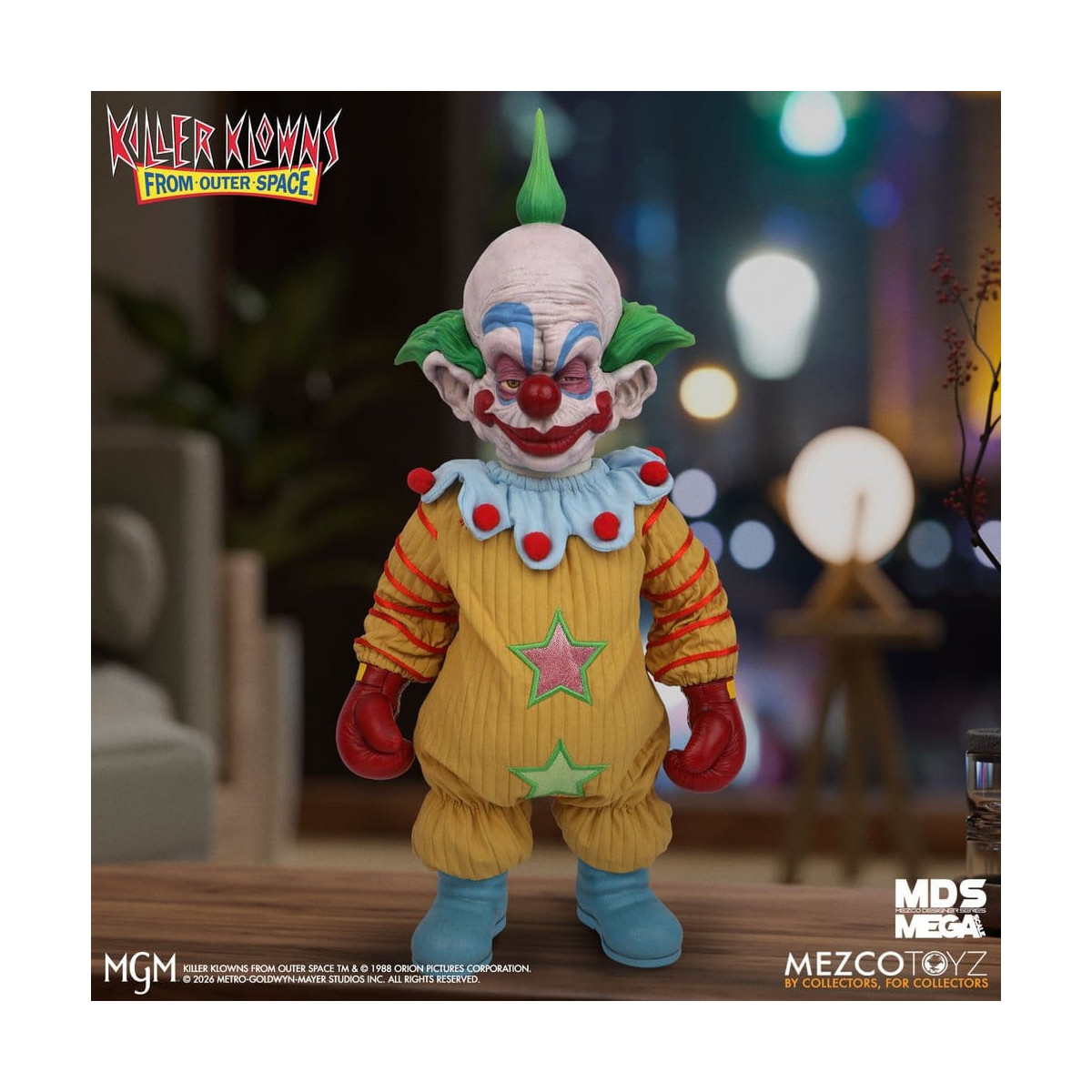 Mezco - I clown assassini venuti da un altro mondo - Mega Scale SHORTY - Mega Designer Serie Killer Klowns from Outer Space