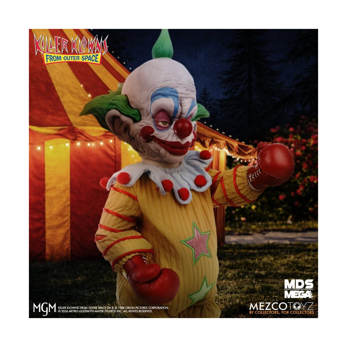 Mezco - I clown assassini venuti da un altro mondo - Mega Scale SHORTY - Mega Designer Serie Killer Klowns from Outer Space