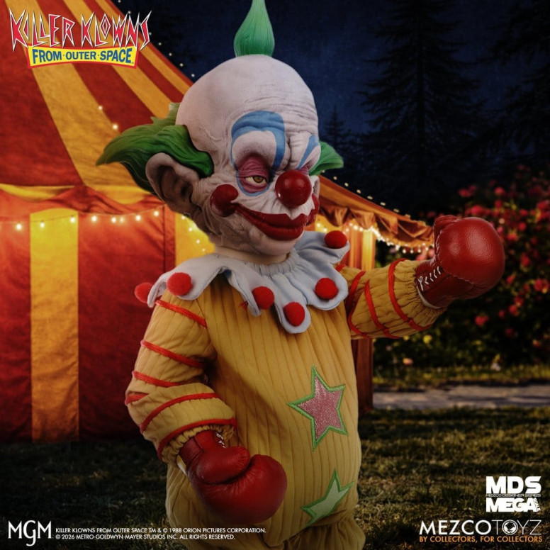 Mezco - I clown assassini venuti da un altro mondo - Mega Scale SHORTY - Mega Designer Serie Killer Klowns from Outer Space