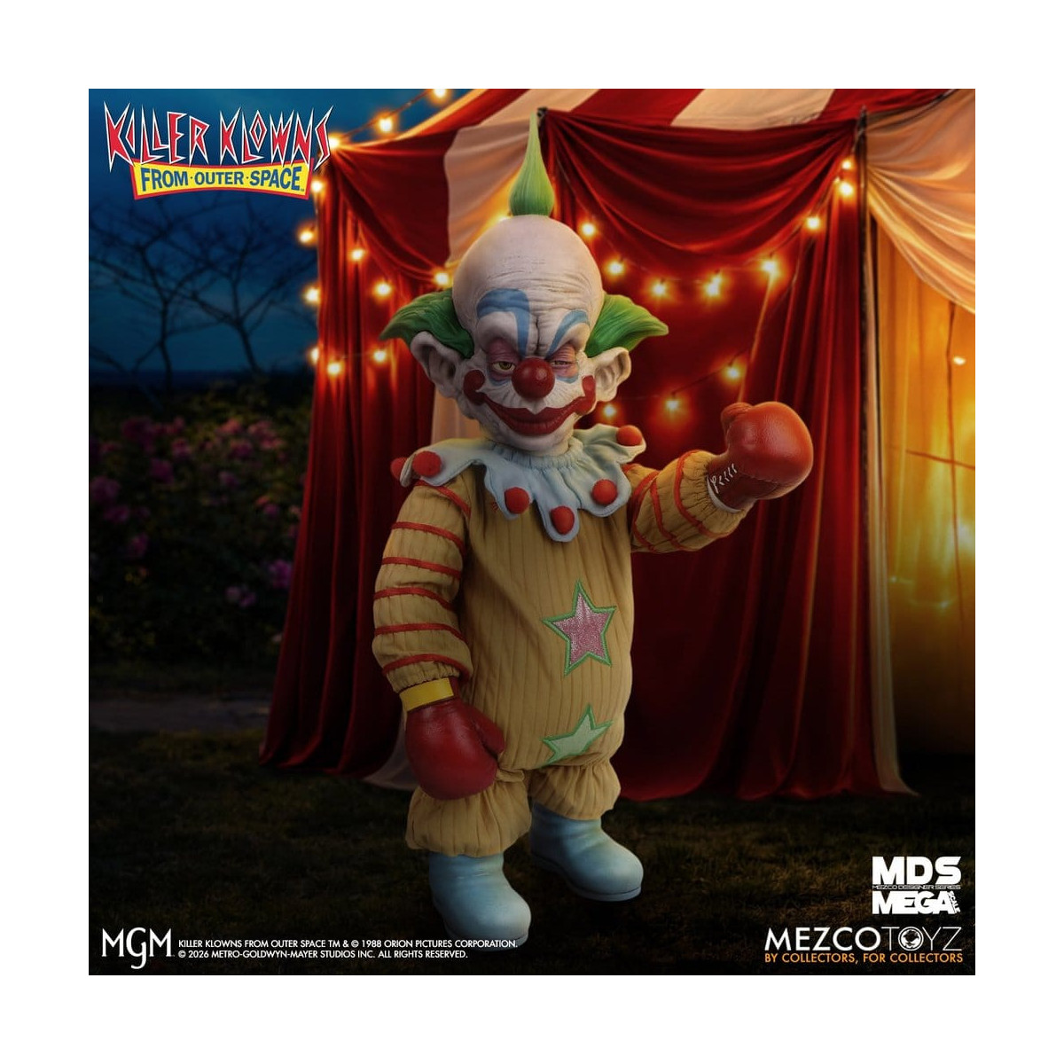 Mezco - I clown assassini venuti da un altro mondo - Mega Scale SHORTY - Mega Designer Serie Killer Klowns from Outer Space