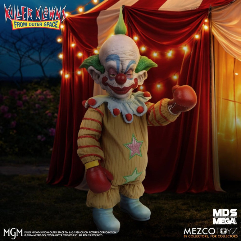 Mezco - I clown assassini venuti da un altro mondo - Mega Scale SHORTY - Mega Designer Serie Killer Klowns from Outer Space
