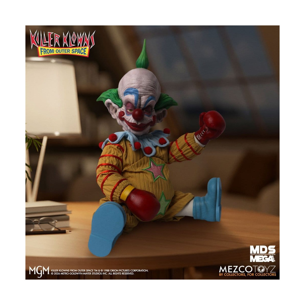 Mezco - I clown assassini venuti da un altro mondo - Mega Scale SHORTY - Mega Designer Serie Killer Klowns from Outer Space