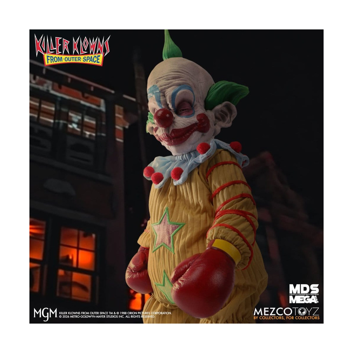 Mezco - I clown assassini venuti da un altro mondo - Mega Scale SHORTY - Mega Designer Serie Killer Klowns from Outer Space