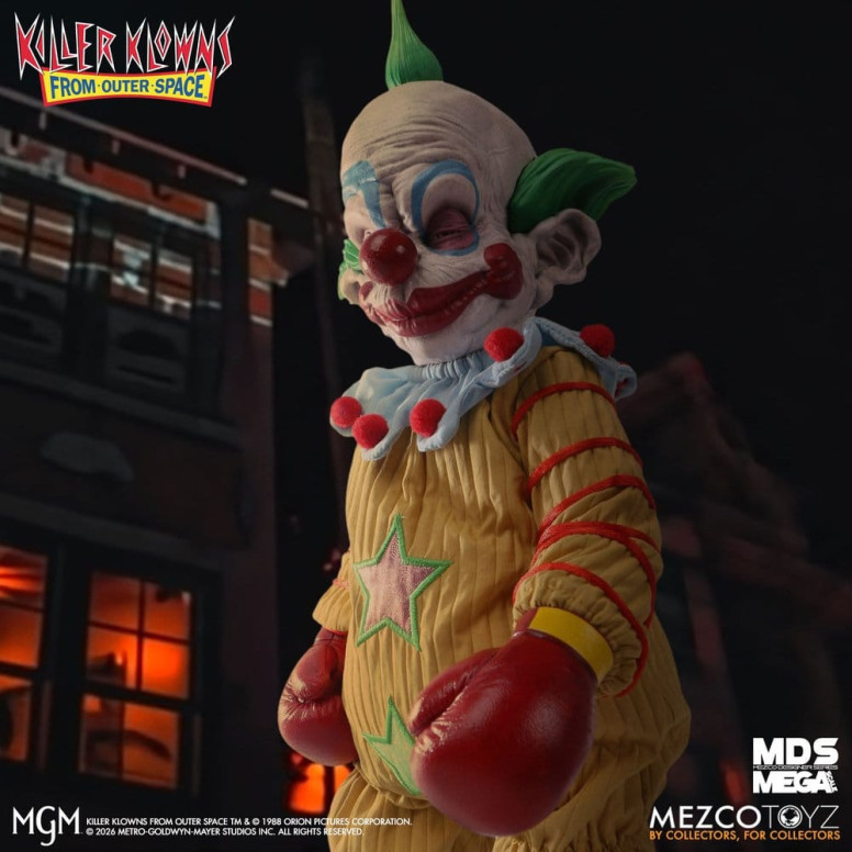 Mezco - I clown assassini venuti da un altro mondo - Mega Scale SHORTY - Mega Designer Serie Killer Klowns from Outer Space