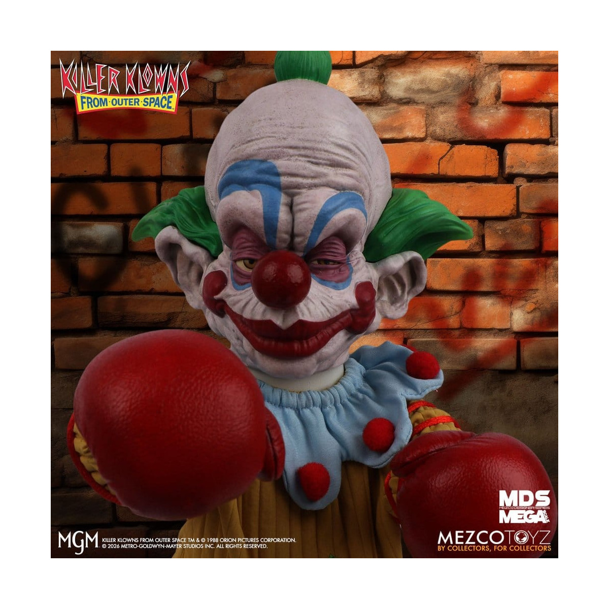 Mezco - I clown assassini venuti da un altro mondo - Mega Scale SHORTY - Mega Designer Serie Killer Klowns from Outer Space