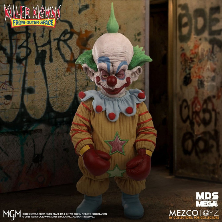 Mezco - I clown assassini venuti da un altro mondo - Mega Scale SHORTY - Mega Designer Serie Killer Klowns from Outer Space