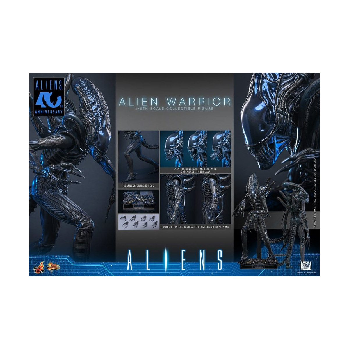 Hot Toys - Aliens  -  Alien Warrior v2 MMS scala 1/6