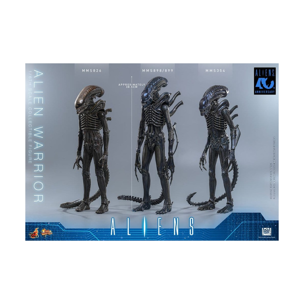 Hot Toys - Aliens  -  Alien Warrior v2 MMS scala 1/6