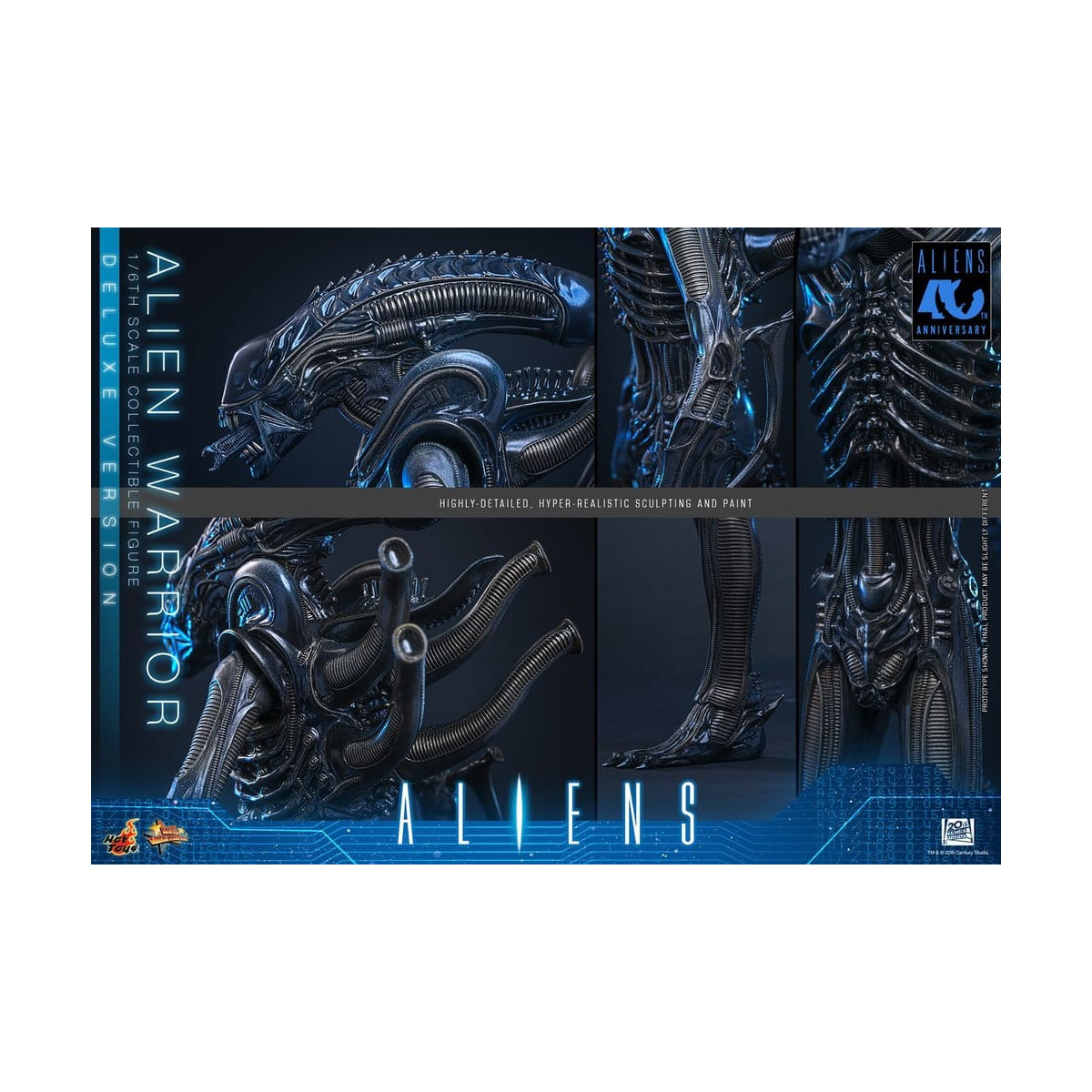 Hot Toys - Aliens  -  Alien Warrior v2 Deluxe MMS scala 1/6