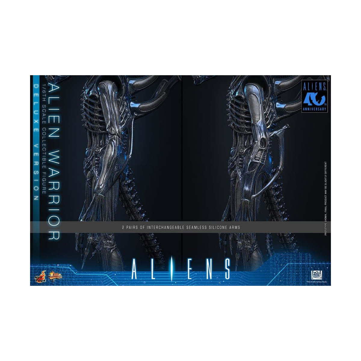Hot Toys - Aliens  -  Alien Warrior v2 Deluxe MMS scala 1/6