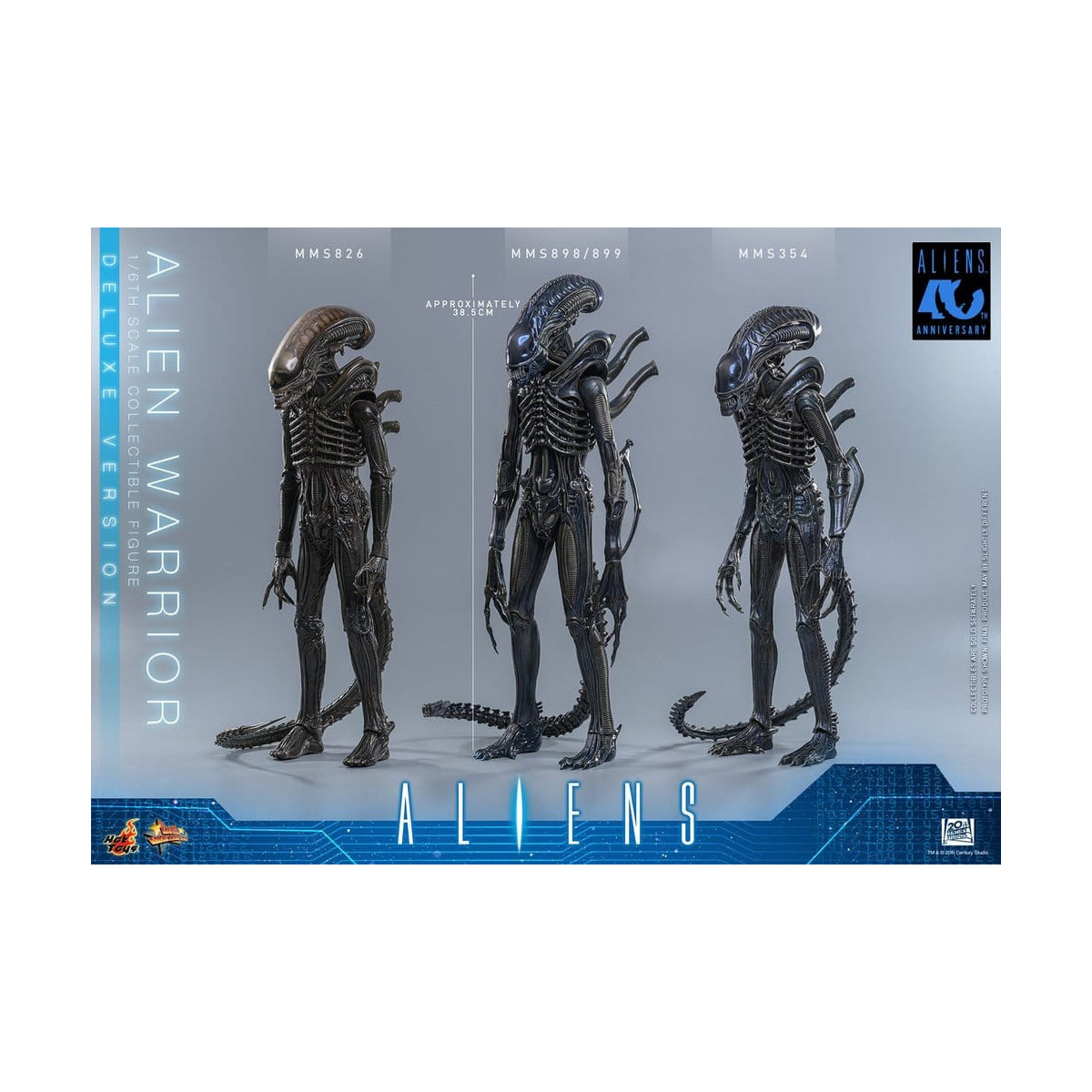 Hot Toys - Aliens  -  Alien Warrior v2 Deluxe MMS scala 1/6