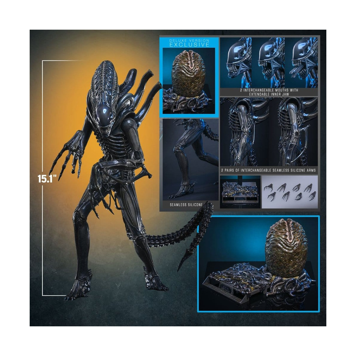 Hot Toys - Aliens  -  Alien Warrior v2 Deluxe MMS scala 1/6