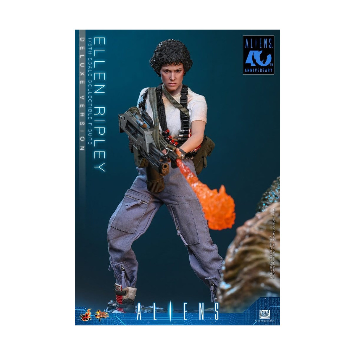 Hot Toys - Aliens - Ellen Ripley Deluxe version MMS , scala 1/6