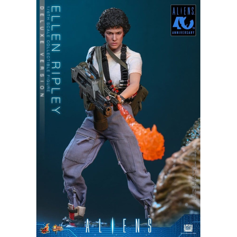 Hot Toys - Aliens - Ellen Ripley Deluxe version MMS , scala 1/6