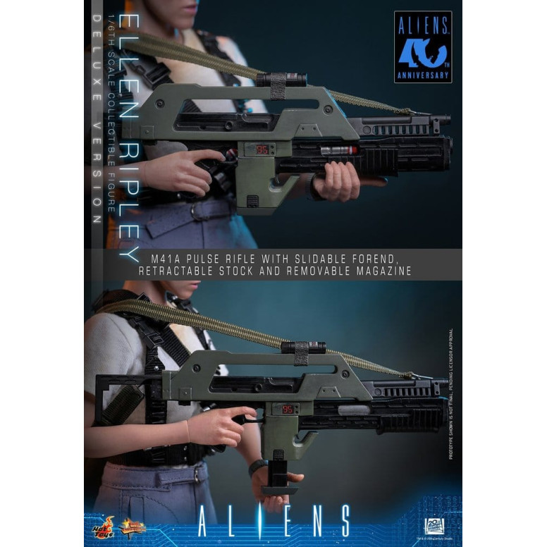 Hot Toys - Aliens - Ellen Ripley Deluxe version MMS , scala 1/6