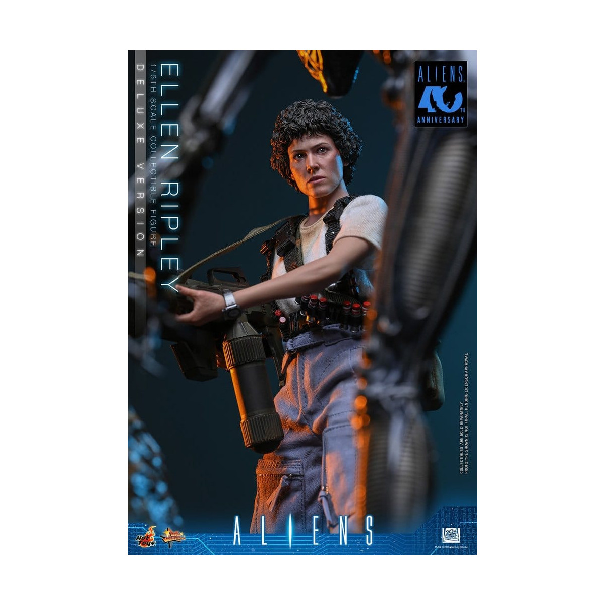 Hot Toys - Aliens - Ellen Ripley Deluxe version MMS , scala 1/6