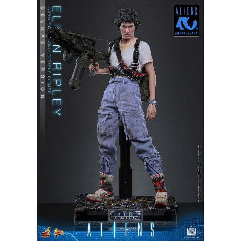 Hot Toys - Aliens - Ellen Ripley Deluxe version MMS , scala 1/6
