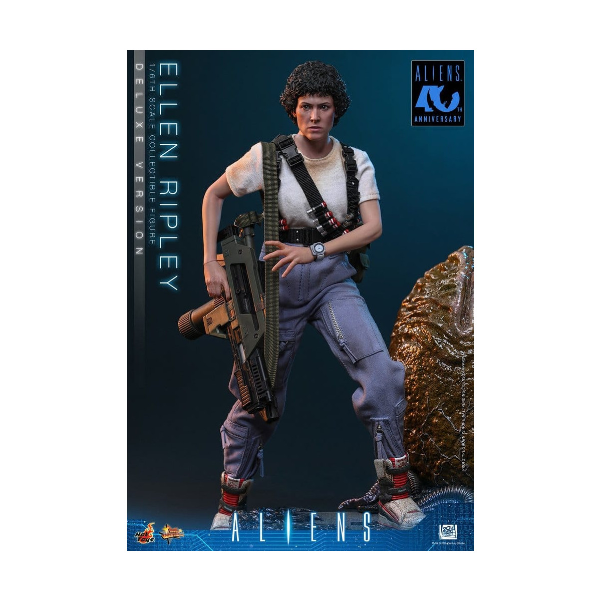 Hot Toys - Aliens - Ellen Ripley Deluxe version MMS , scala 1/6