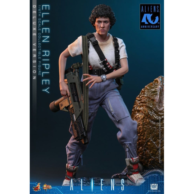 Hot Toys - Aliens - Ellen Ripley Deluxe version MMS , scala 1/6