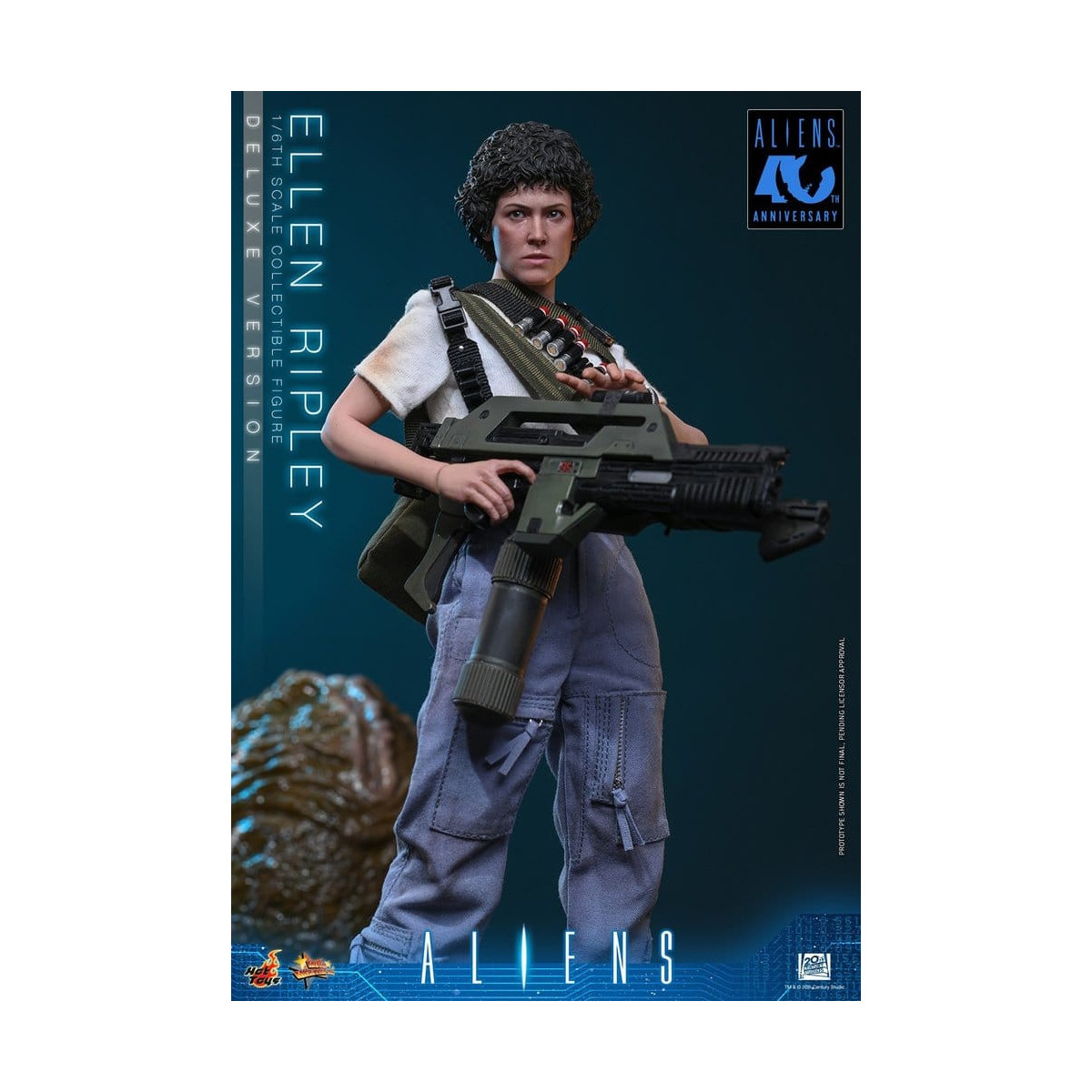 Hot Toys - Aliens - Ellen Ripley Deluxe version MMS , scala 1/6