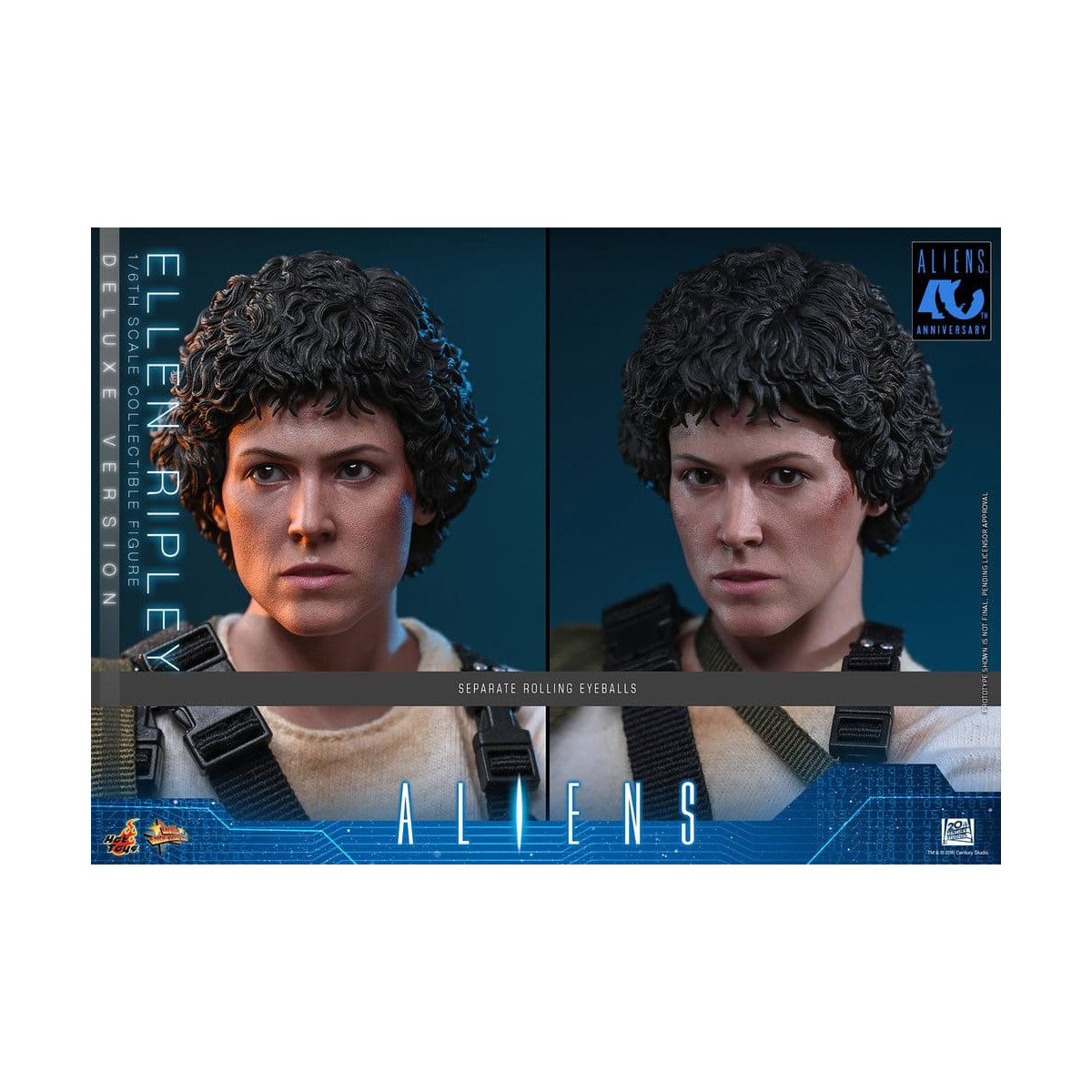 Hot Toys - Aliens - Ellen Ripley Deluxe version MMS , scala 1/6