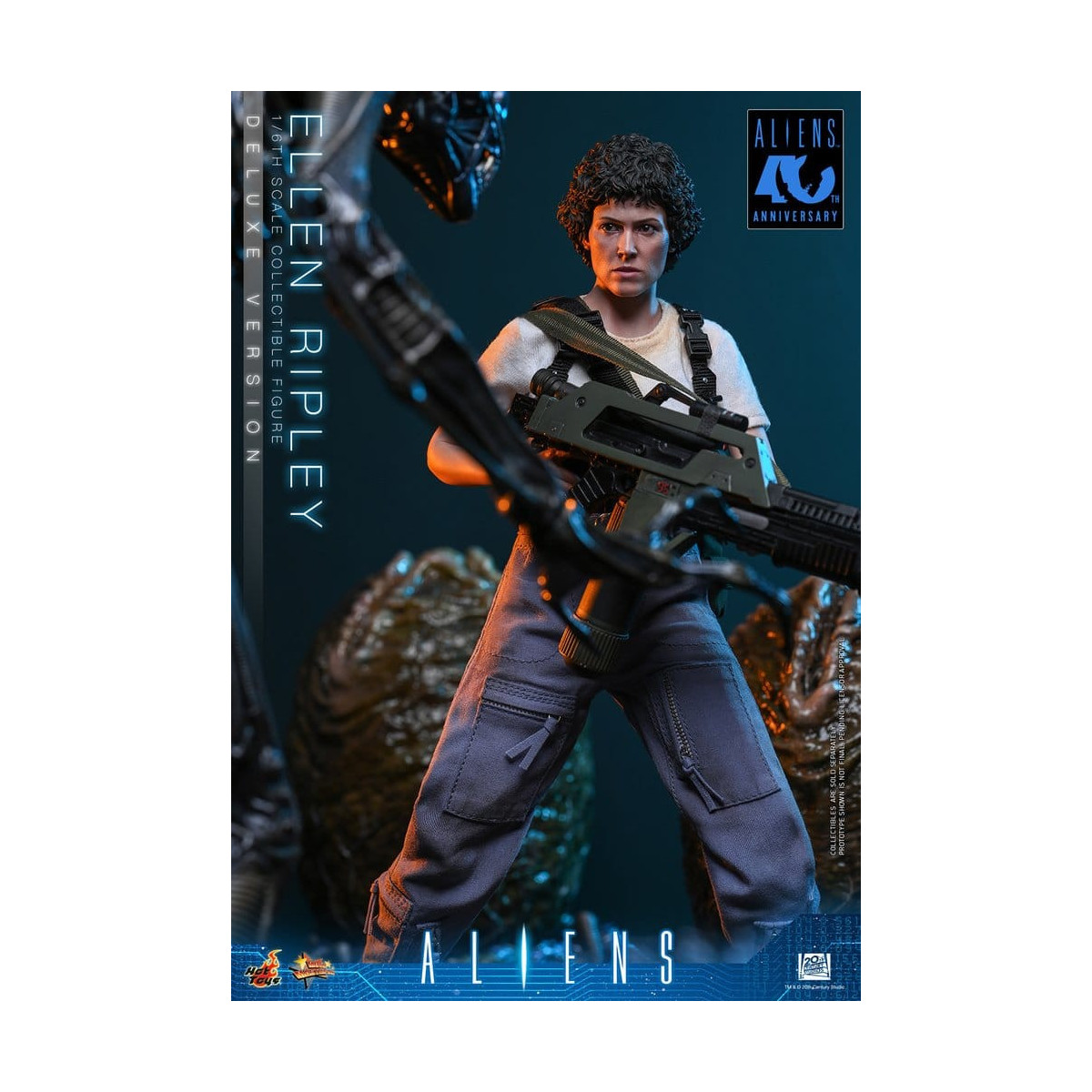 Hot Toys - Aliens - Ellen Ripley Deluxe version MMS , scala 1/6