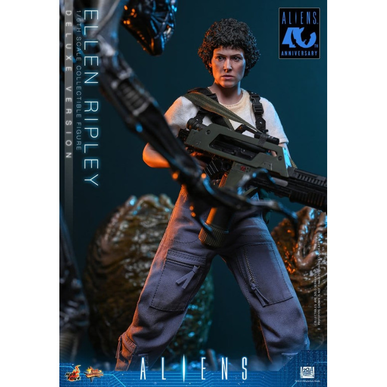 Hot Toys - Aliens - Ellen Ripley Deluxe version MMS , scala 1/6