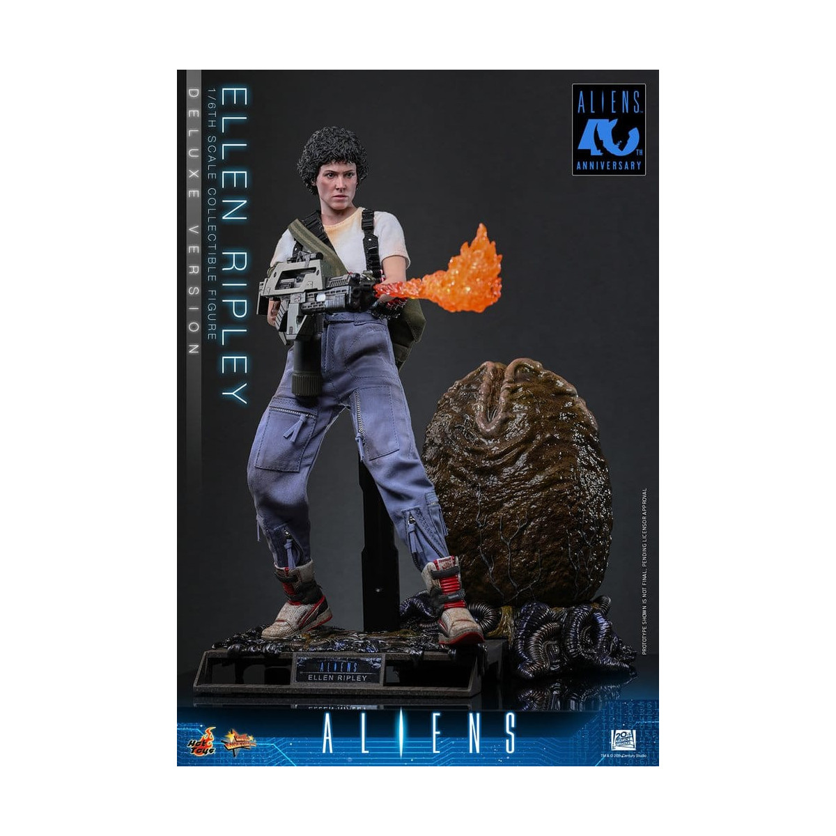 Hot Toys - Aliens - Ellen Ripley Deluxe version MMS , scala 1/6