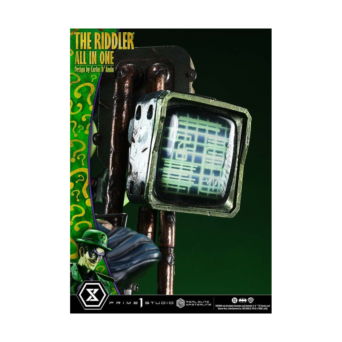 Prime 1 Studio - The Riddler All In One (Design di Carlos D'Anda) - Real Elite Masterline Serie 1/3