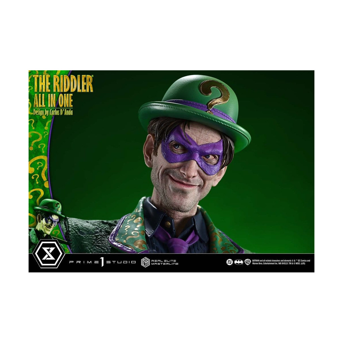 Prime 1 Studio - The Riddler All In One (Design di Carlos D'Anda) - Real Elite Masterline Serie 1/3