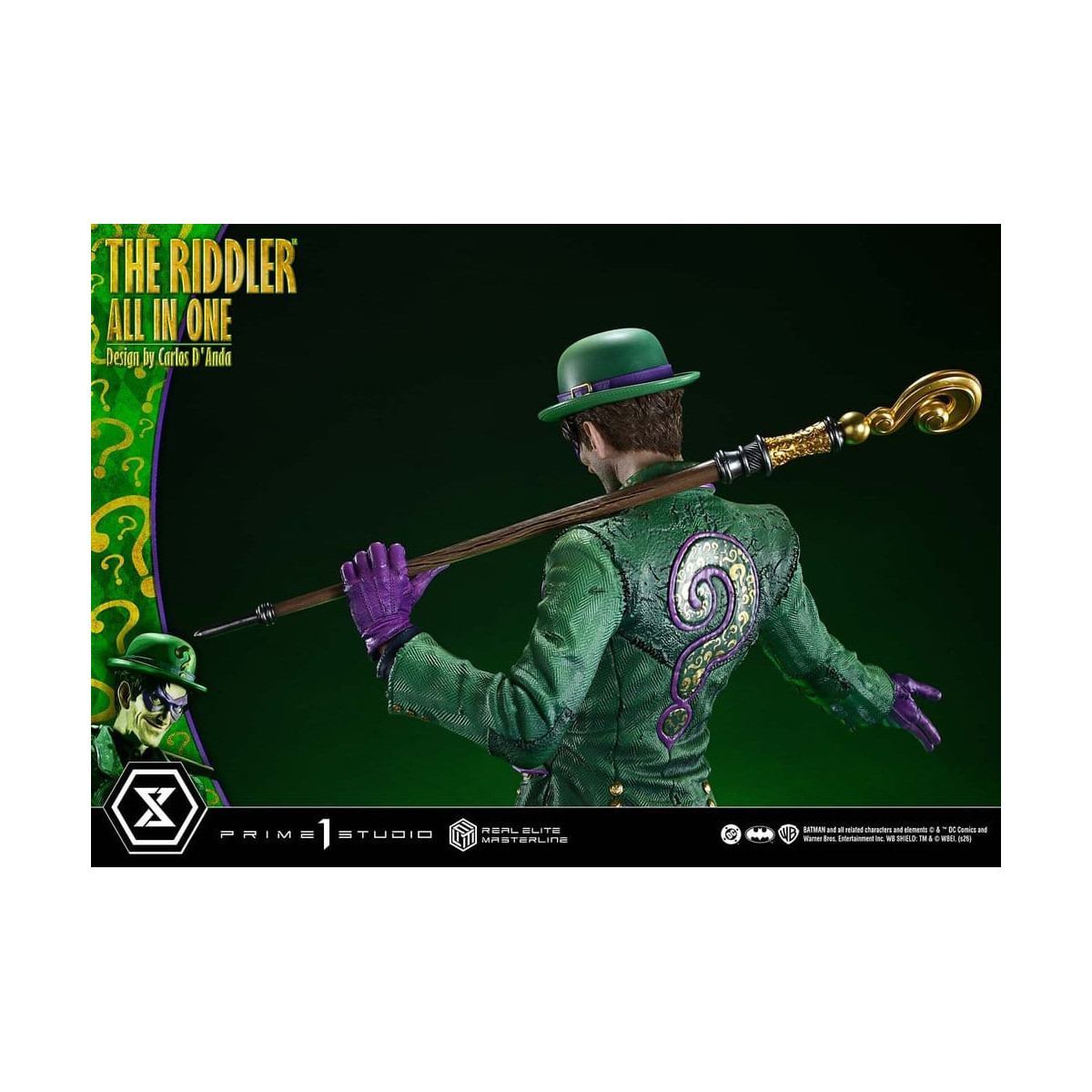 Prime 1 Studio - The Riddler All In One (Design di Carlos D'Anda) - Real Elite Masterline Serie 1/3