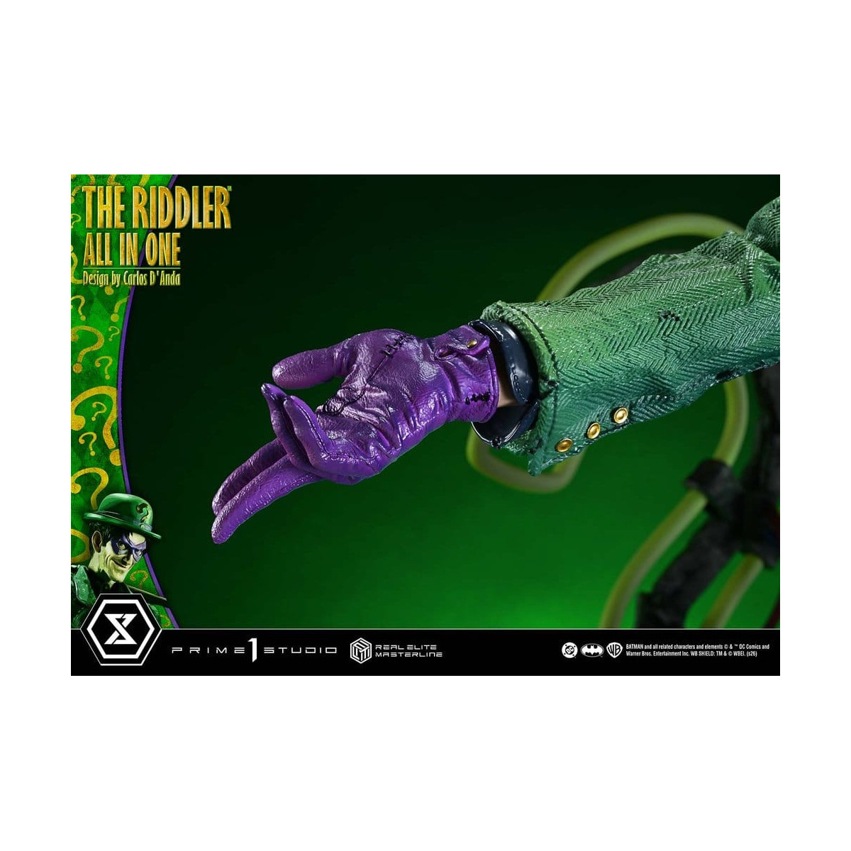 Prime 1 Studio - The Riddler All In One (Design di Carlos D'Anda) - Real Elite Masterline Serie 1/3