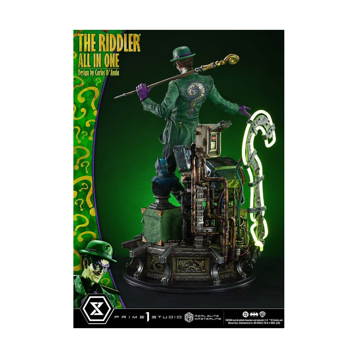 Prime 1 Studio - The Riddler All In One (Design di Carlos D'Anda) - Real Elite Masterline Serie 1/3