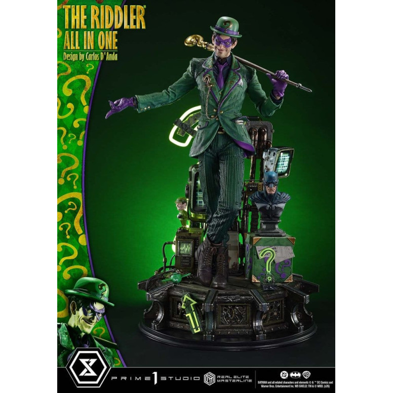 Prime 1 Studio - The Riddler All In One (Design di Carlos D'Anda) - Real Elite Masterline Serie 1/3