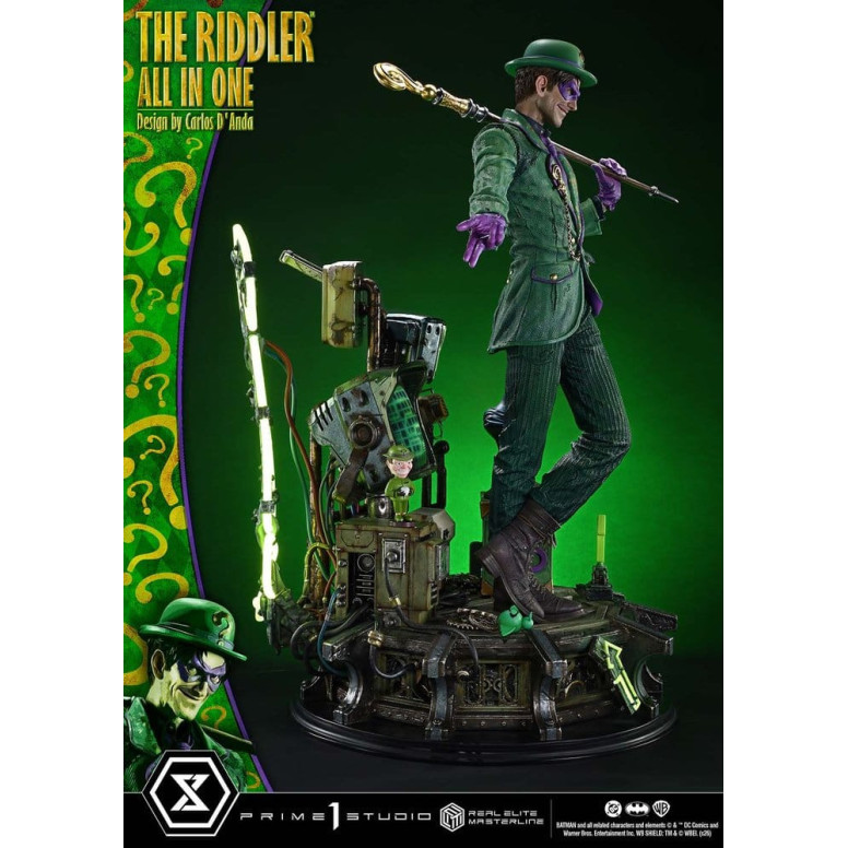 Prime 1 Studio - The Riddler All In One (Design di Carlos D'Anda) - Real Elite Masterline Serie 1/3