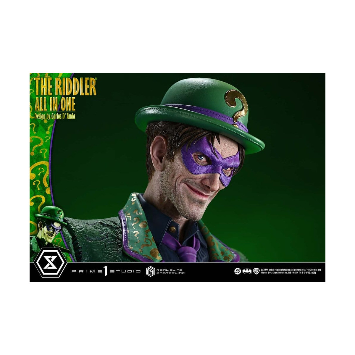 Prime 1 Studio - The Riddler All In One (Design di Carlos D'Anda) - Real Elite Masterline Serie 1/3